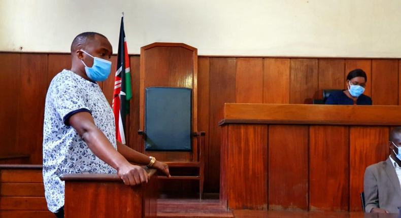 Starehe MP Charles Njagua alias Jaguar during a court appearance to answer to incitement charges