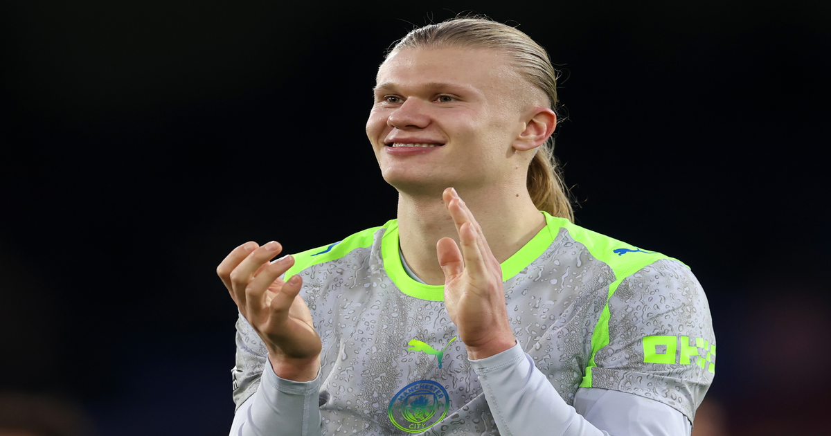 City aplasta 3-0 al Palace con doblete de Haaland y acecha al Arsenal