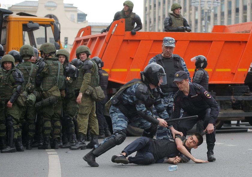 Demonstracje w całej Rosji. Policja wyjątkowo brutalna!