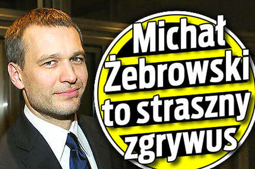 Michał Żebrowski to straszny zgrywus