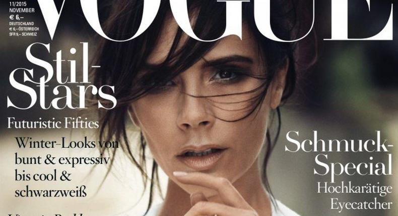 Victoria Beckham for Vogue Germany November 2015 issue