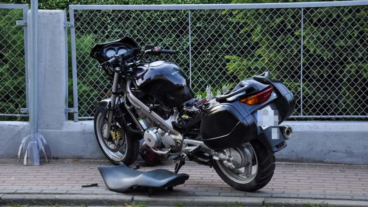 Lewino Brzeskie: Wypadek motocyklisty. Nie miał prawa jazdy, może trafić do więzienia