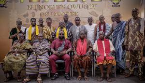 Osu Lumor King Nii Armah Gbejelor (Yahu Blackwell) and Osu Djaasze (King Makers).