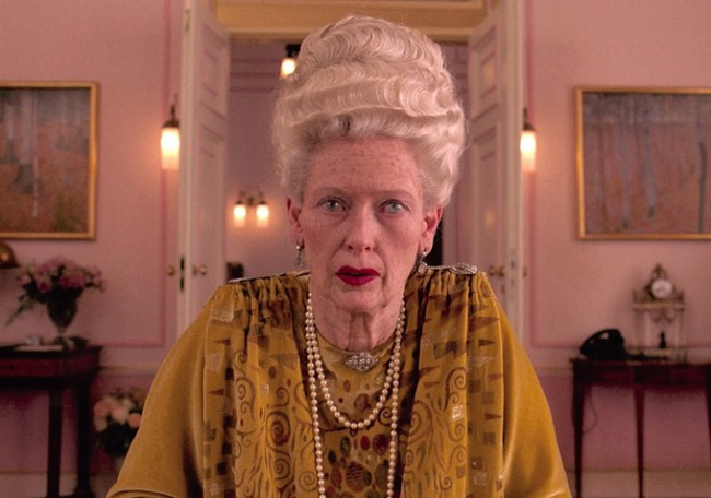 "Grand Budapest Hotel" - kadr z filmu (Tilda Swinton)