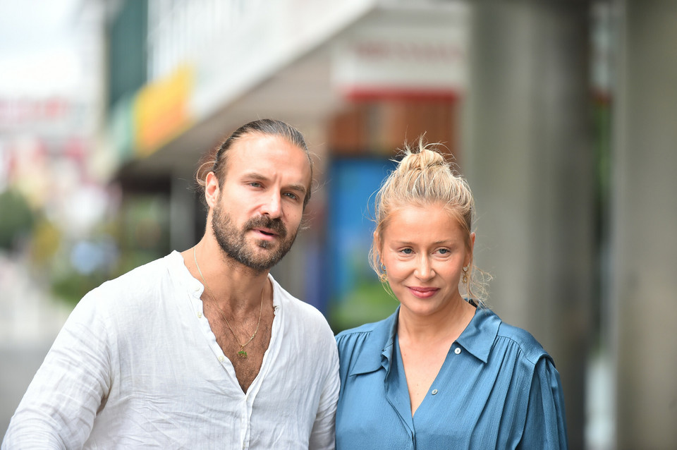 Katarzyna Warnke i Piotr Stramowski