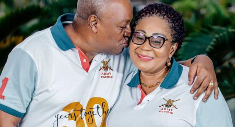 John and Lordina Mahama