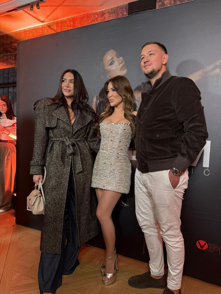 Uroš Živković sa ženom na promociji kod Tee Bilanović