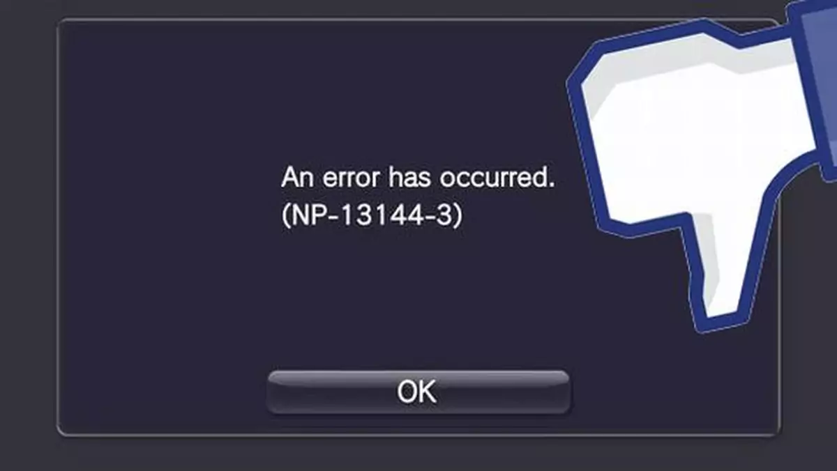 Błąd NP-13144-3, czyli chwilowa zadyszka Facebooka na PS Vicie