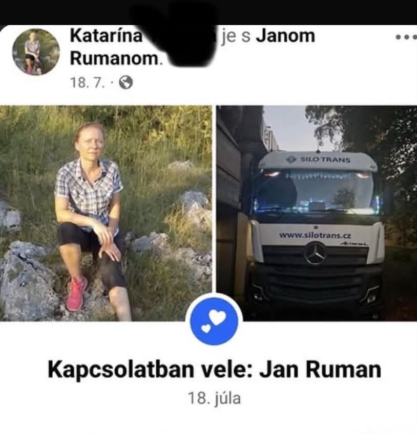 Záber, ktorý má dokazovať, že otec Bianky Rumanovej má novú ženu.