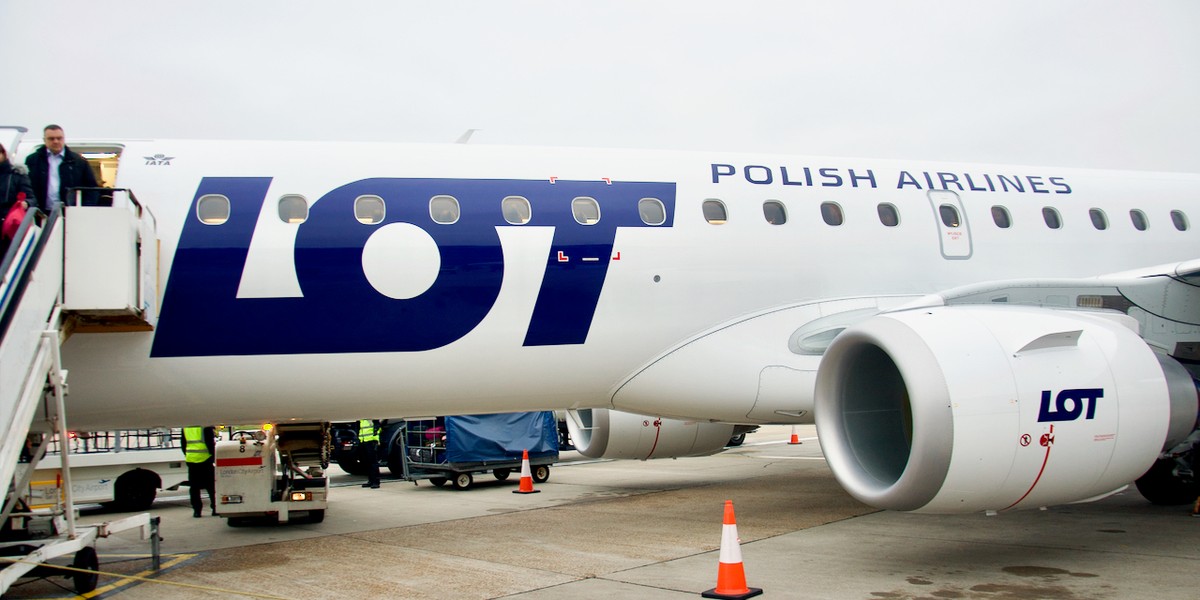 Embraer E190 wylądował na lotnisku London City 7 stycznia po godz. 9 czasu lokalnego. PLL LOT obsługują też codziennie trzy połączenia na lotnisko Heathrow