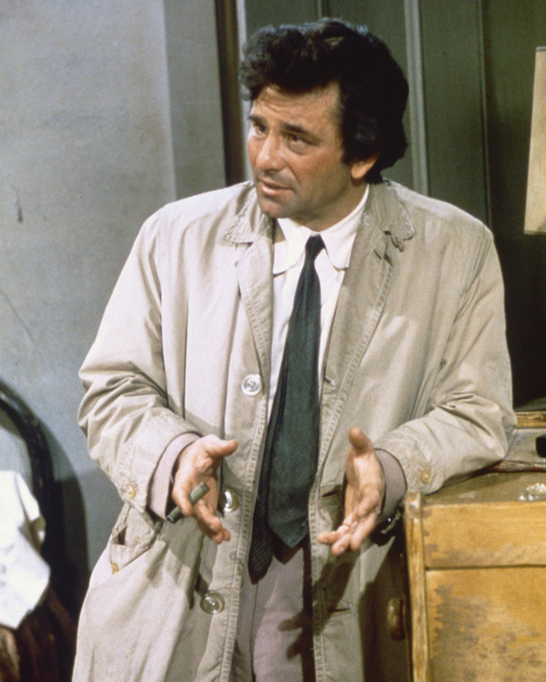 Peter Falk jako porucznik Columbo