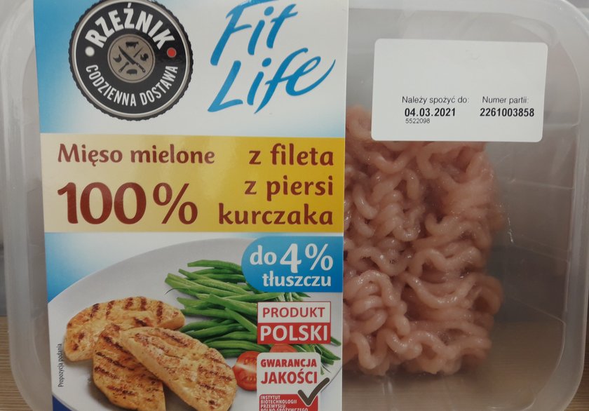 Wycofywany produkt - Mięso mielone z fileta kurczaka 400G