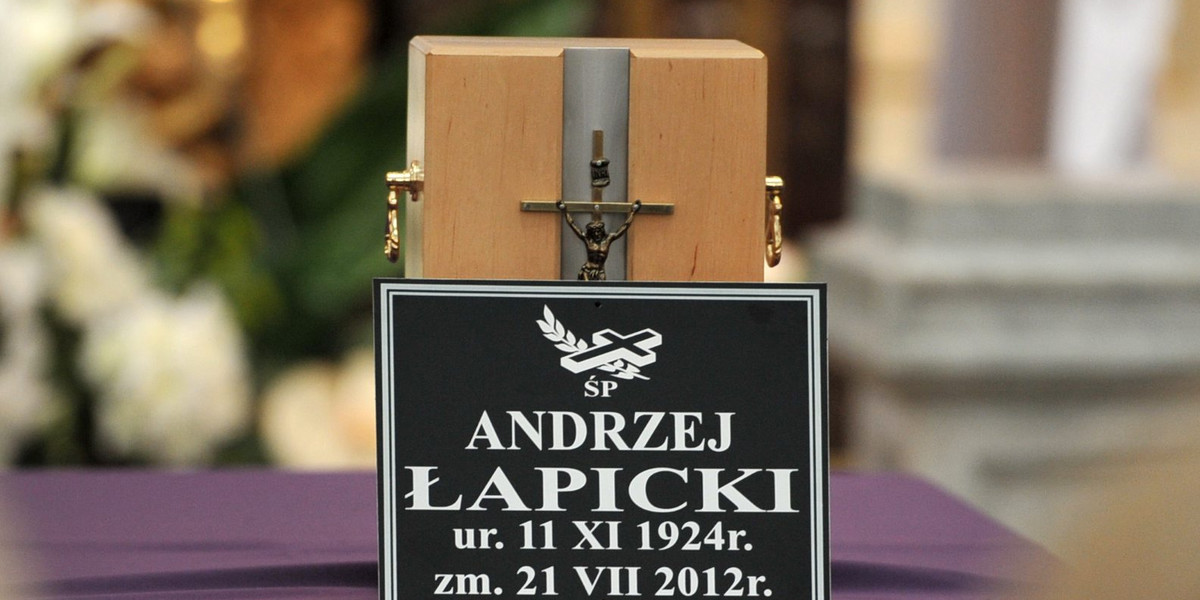 Pogrzeb Andrzeja Łapickiego