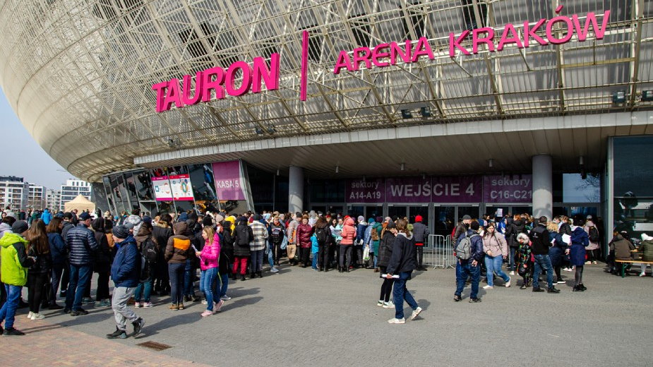 Tauron Arena - rejestracja uchodźców