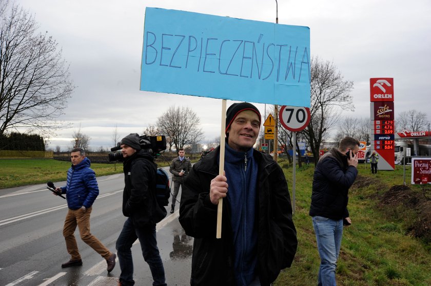 Protest w Kobierzycach