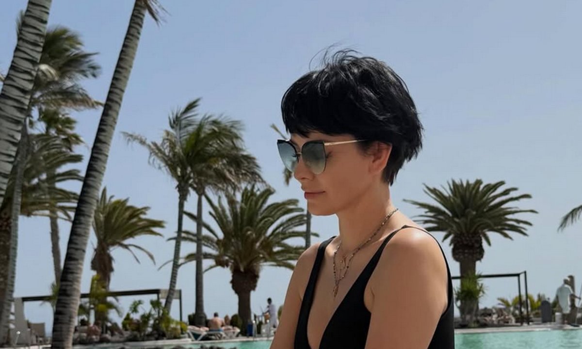 Dorota Gardias w stroju kąpielowym. Ten model to prawdziwe cudo