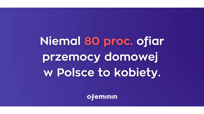 80 proc. ofiar przemocy domowej to kobiety. / Ofeminin