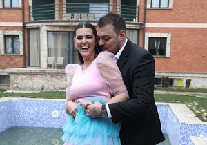 Sloba Vasić sa ženom