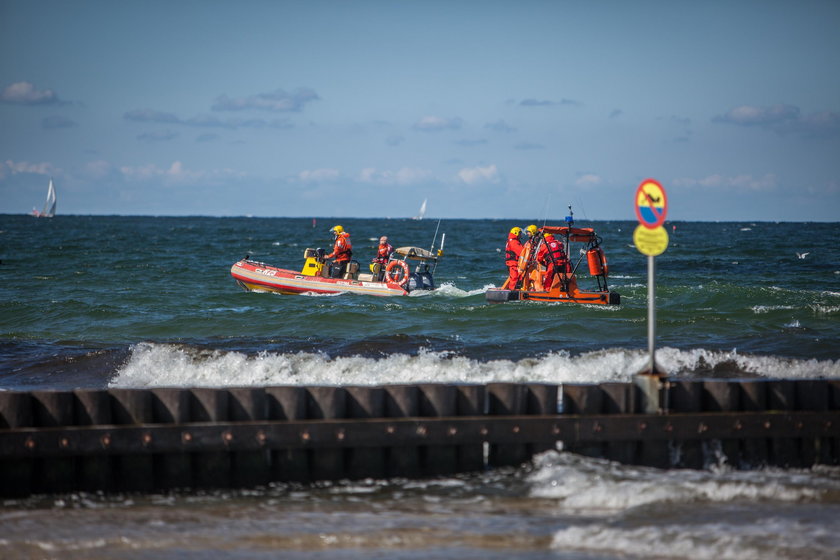 Tragedia na plaży w Ustce. Nie żyją dwaj mężczyźni