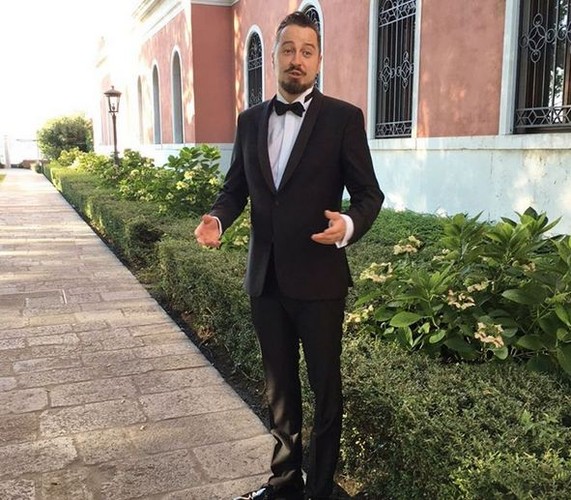 Potr Kędzierski na ślubie Agnieszki Szulim i Piotra Woźniaka-Staraka