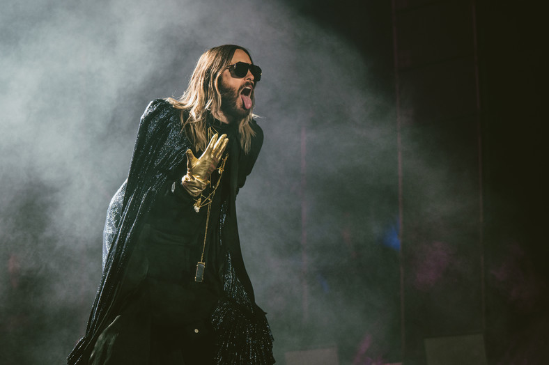 Jared Leto en el Festival de la Naranja de Varsovia