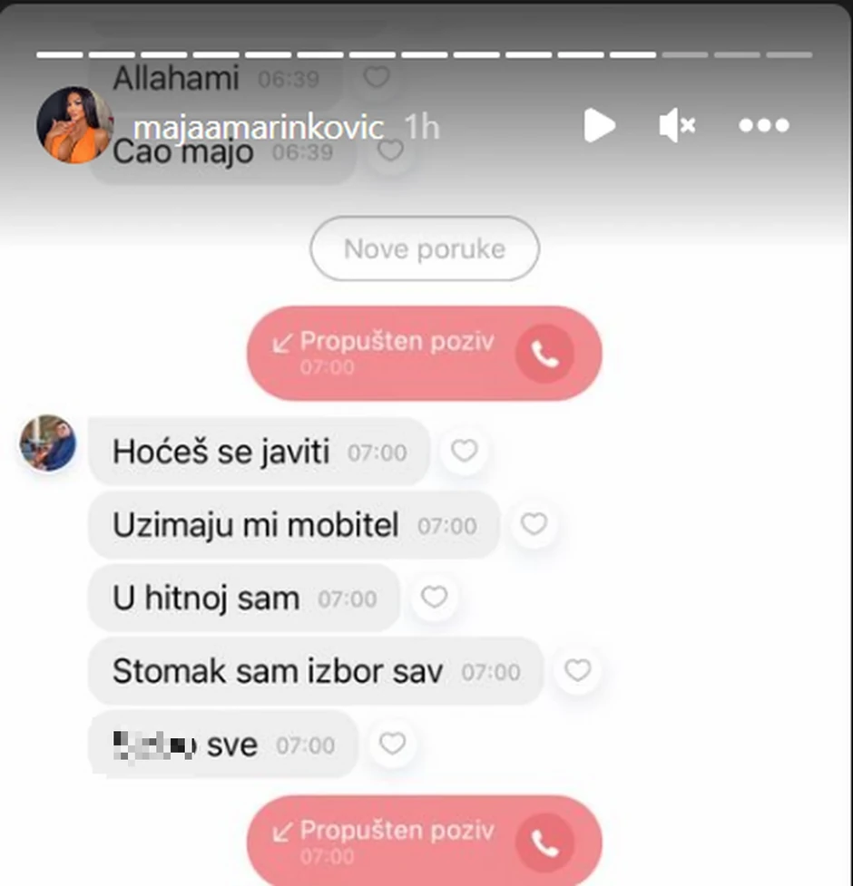 Maja optužila Bilala da joj preti