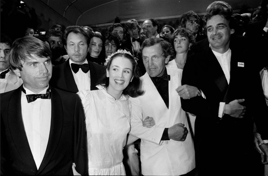 Isabelle Adjani, Sam Neil, Heinz Bennent i Andrzej Żuławski na premierze "Opętania" (1981)
