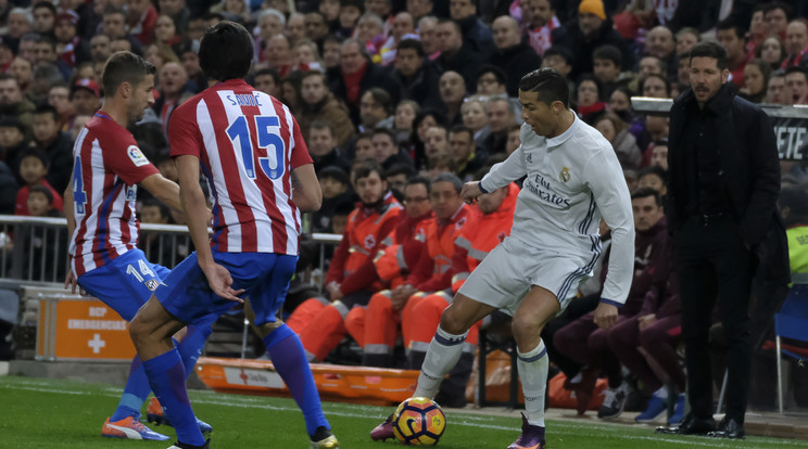 Ronaldo a madridi derbik legeredményesebb játékosa /Fotó: AFP