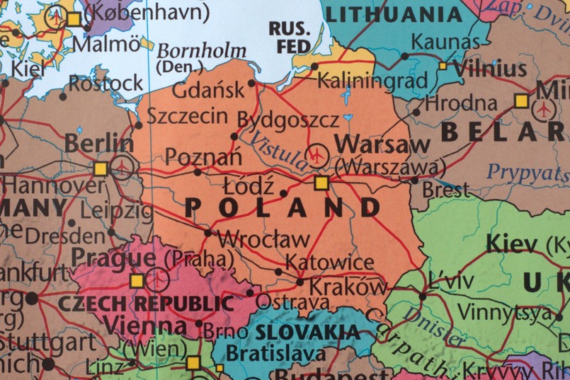 QUIZ, MAPA, POLSKA