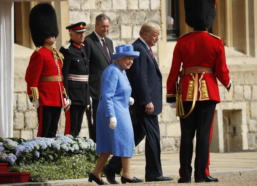 Ogromna wpadka Donalda Trumpa. Królowa była zniesmaczona