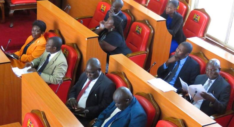 File image of Siaya County assembly during a past session