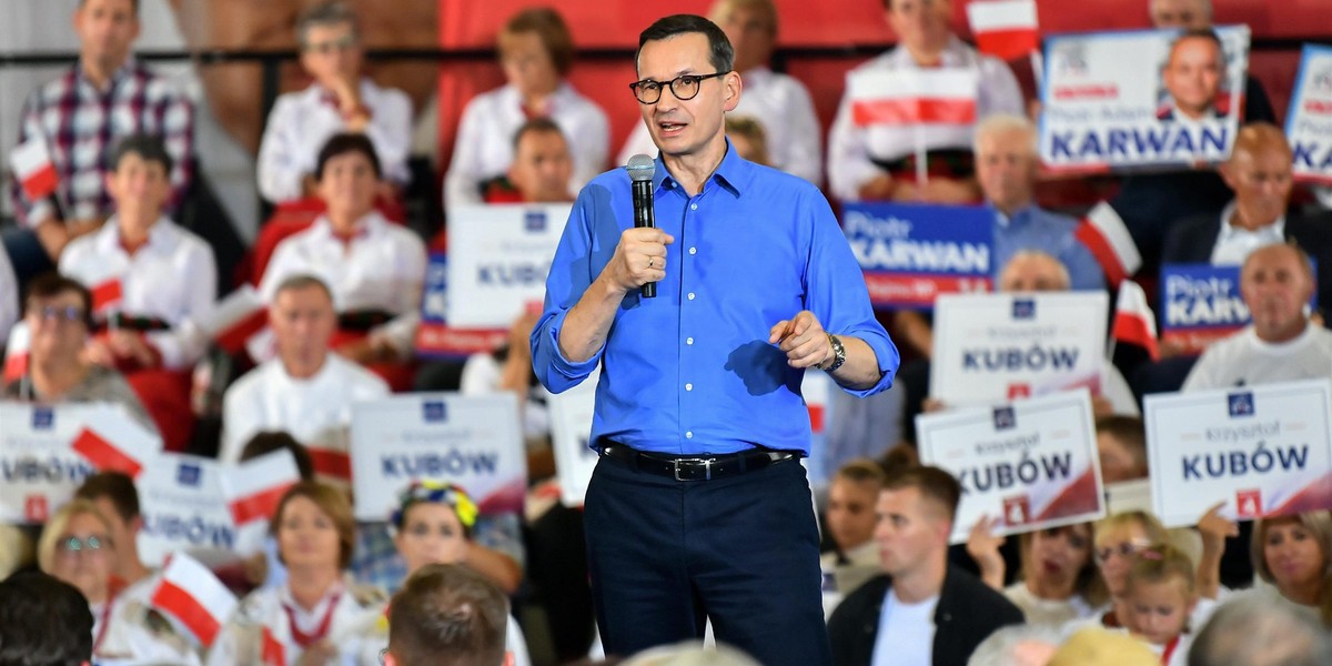 Mateusz Morawiecki w Lubinie.