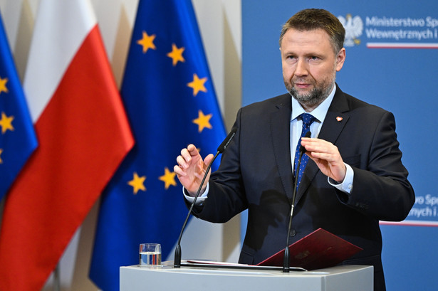 Minister spraw wewnętrznych i administracji Marcin Kierwiński