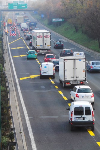 Warszawa zakorkowana