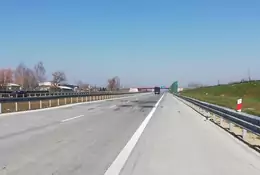Autostrada A1 koło Częstochowy już do remontu. Pogoda pokrzyżowała plany