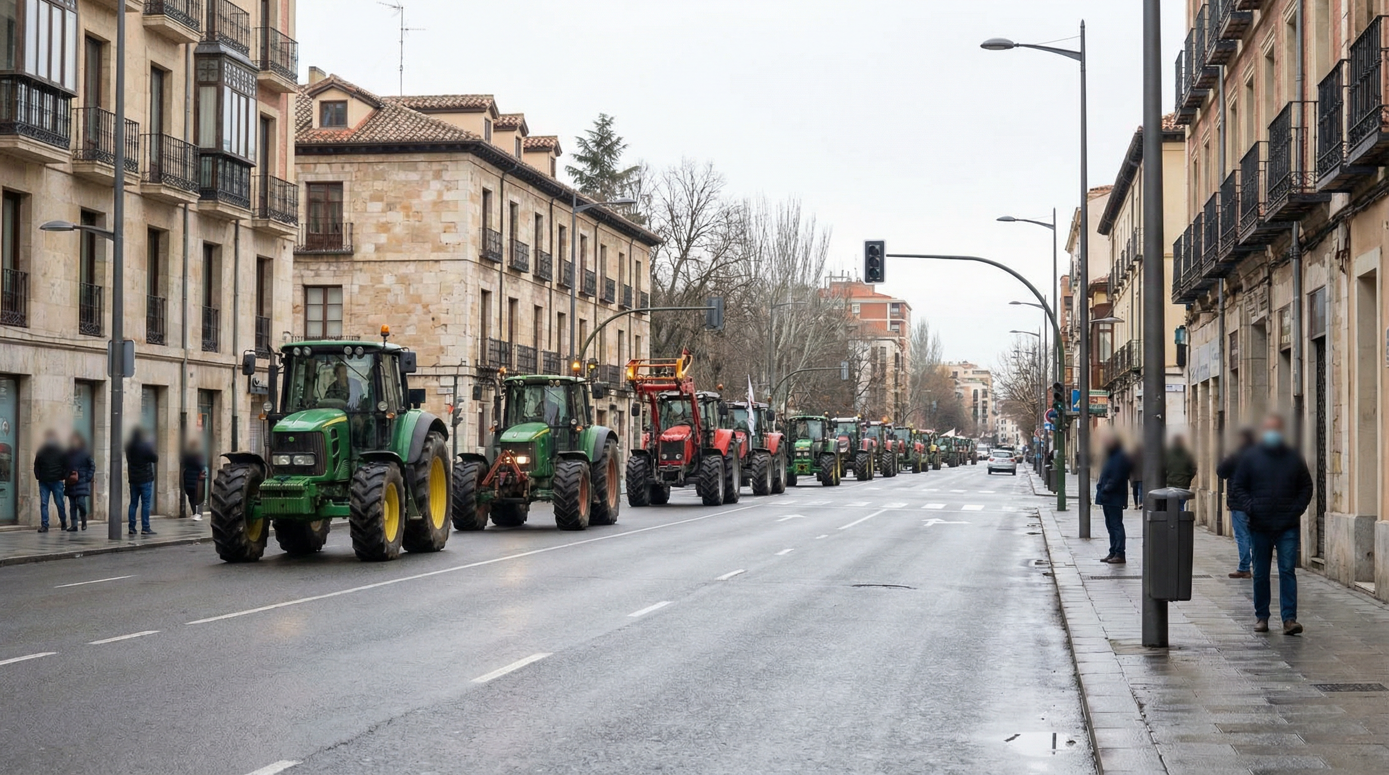 Cortes de tráfico hoy en Valladolid desde las 8:30h: protesta contra Mercosur