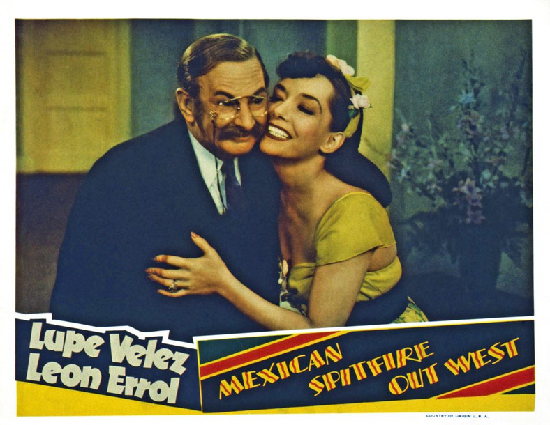 Leon Errol i Lupe Vélez w filmie "Mexican Spitfire Out West" (1940)