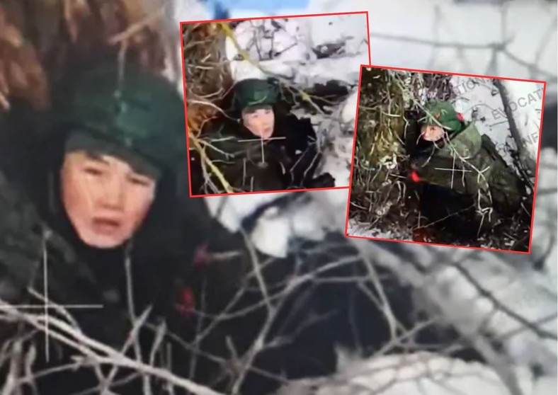 Koreańczycy na froncie-zdjęcie z ukraińskiego drona.