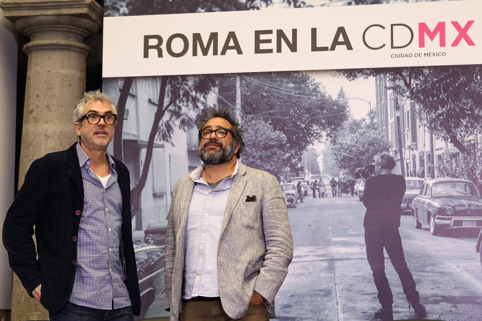 Alfonso Kuaron i scenograf Euhenio Kabaljero