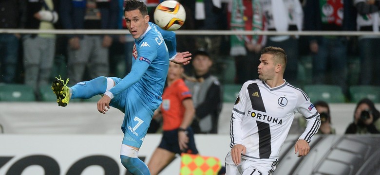 Liga Europy: Napoli dało lekcję piłkarzom Legii. WIDEO