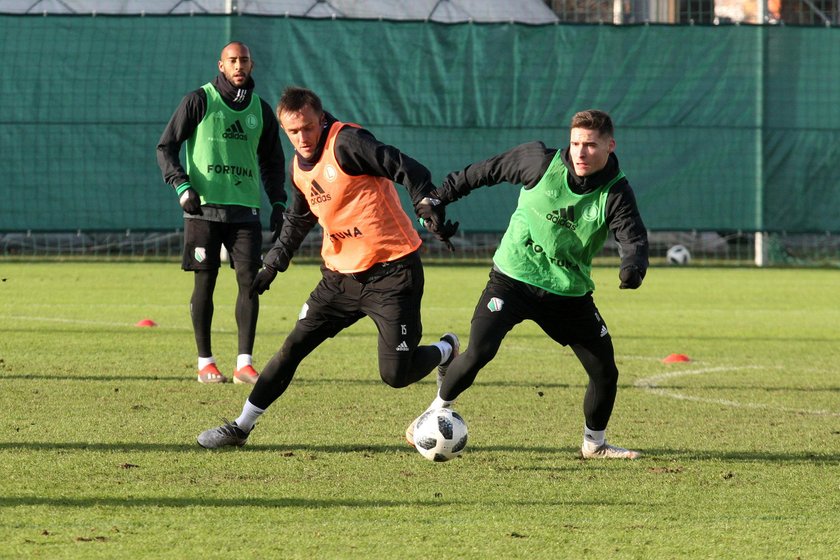 Pilka nozna. Ekstraklasa. Legia Warszawa. Trening. 27.11.2018