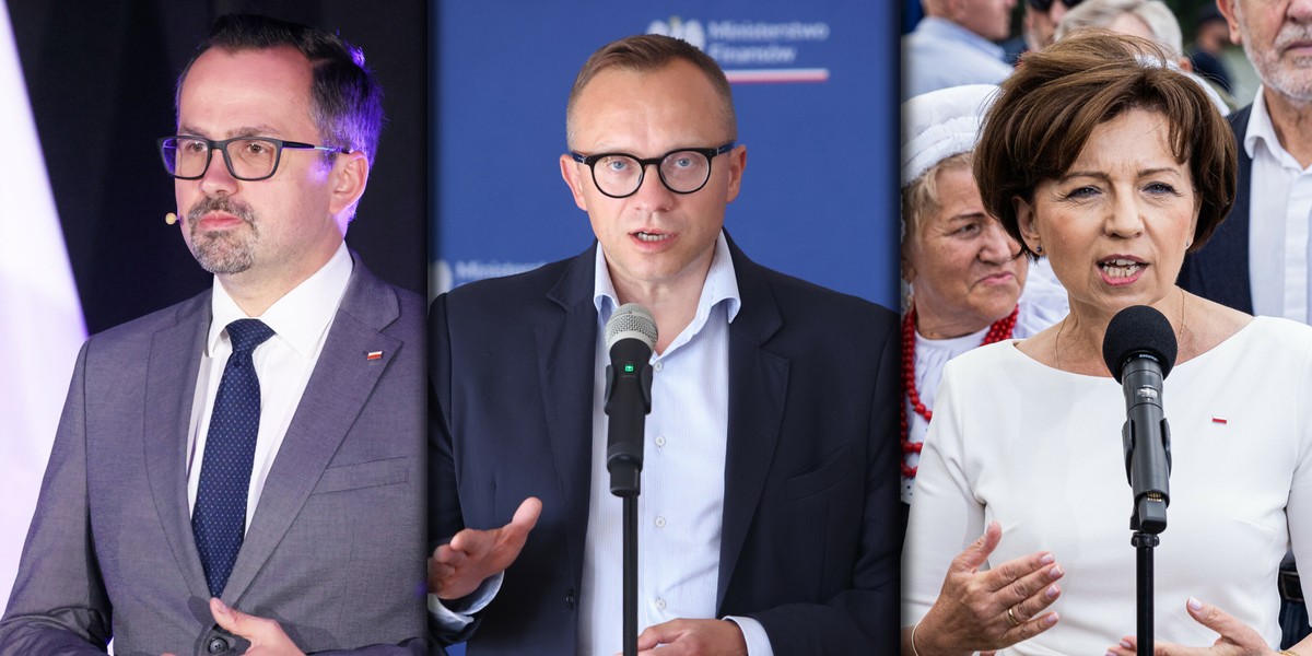 Marcin Horała, Artur Soboń oraz Marlena Maląg.