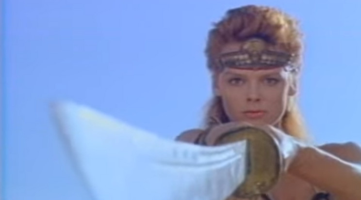 Brigitte Nielsen az 1985-ös Red Sonja című filmben