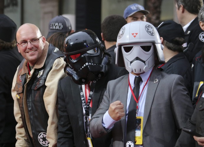 Premiera filmu 'Łotr 1. Gwiezdne wojny' w Hollywood, 10 grudnia 2016