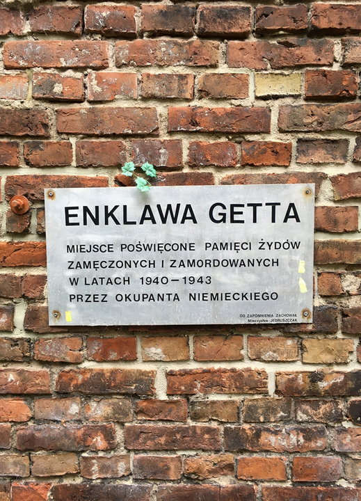 Plan warszawskiego getta, odsłonięty 16 listopada 2022 roku, w związku z obchodami 82. rocznicy zamknięcia bram getta