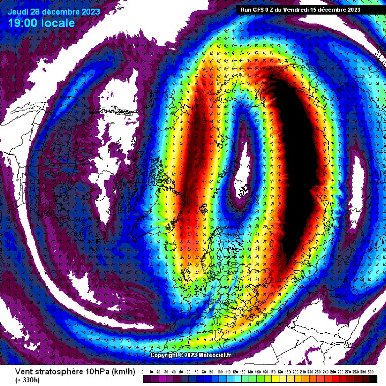 Pod koniec roku kondycja i położenie wiru polarnego może ulec dużym zmianom