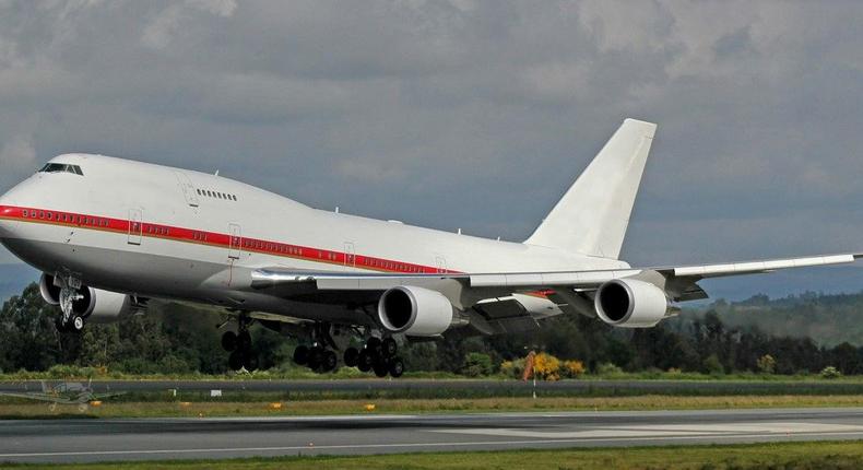 Here's the Boeing 747-400 that served as Japan's Air Force One