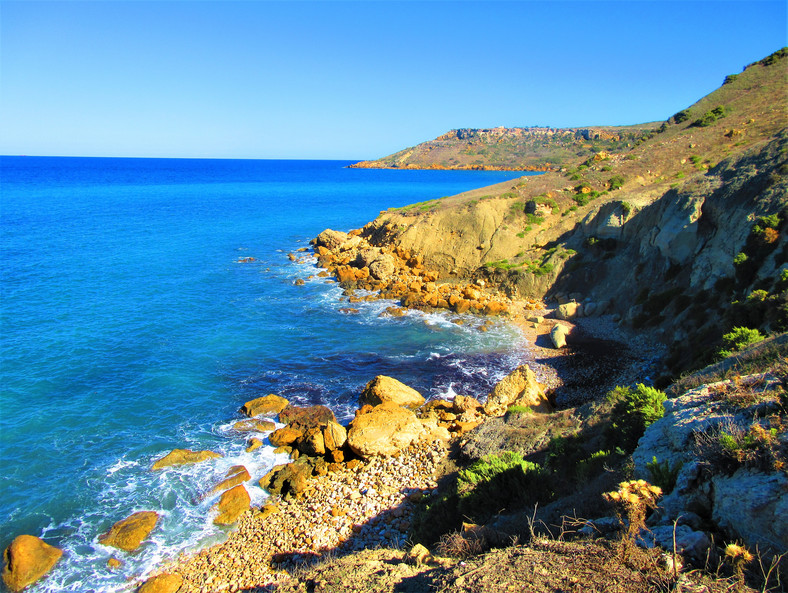 Klify na Gozo