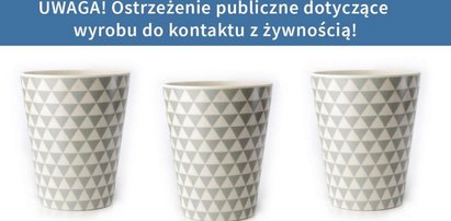 Kupiłeś taki kubek? Może być zagrożeniem dla twojego zdrowia