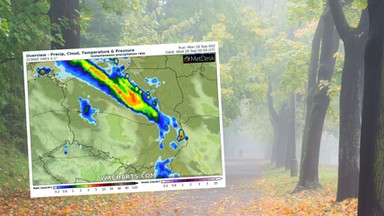 Przygotujcie się na spiętrzone chmury we wtorek. Spadnie nawet ok. 20 mm wody